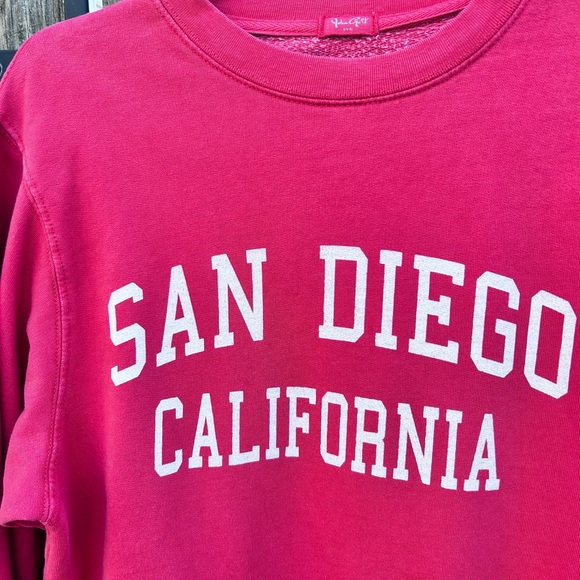 JOHN GALT BRANDY MELVILLE Red San Diego Pullover Sweater - Picture 4 of 4